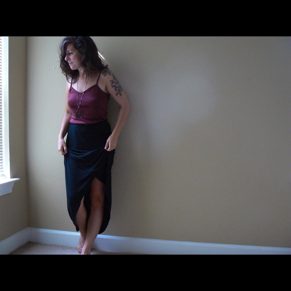 Black Mossimo Maxi Skirt